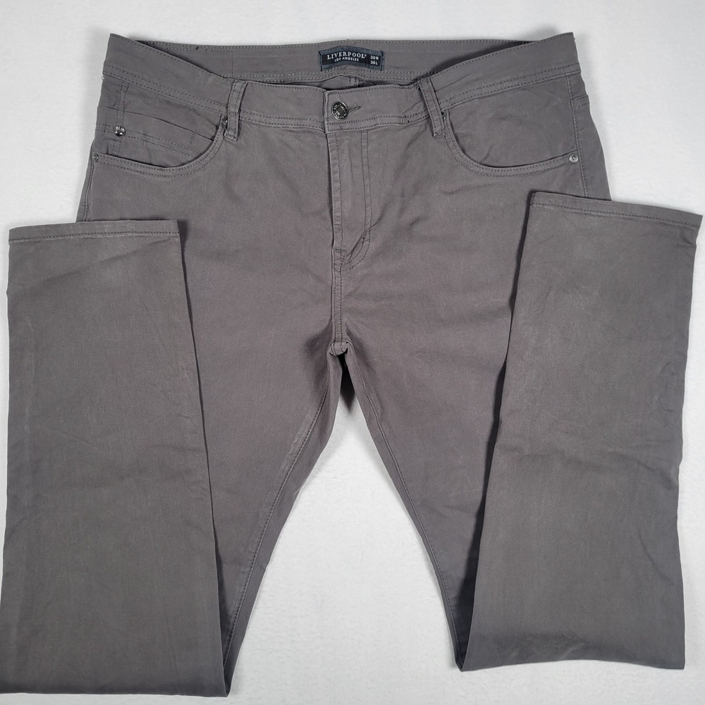 Liverpool Los Angeles‎ Kingston Modern Straight Men's 38x36, Color: Knight Watch